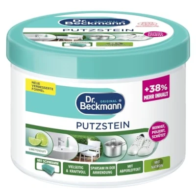 Abbildung von Dr. Beckmann Putzstein Universalreiniger für den ganzen Haushalt inkl. Putzschwamm 550 g