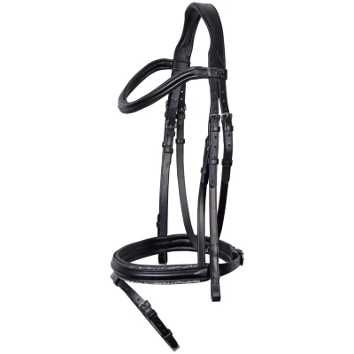 Abbildung von Harry&#039;s Horse Zaum Sparkle Leder Schwarz Pony
