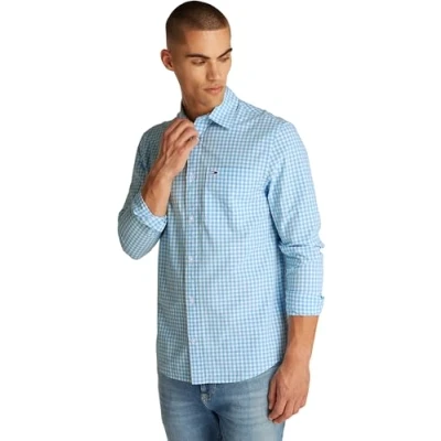 Abbildung von Tommy Jeans Karohemd »TJM POPLIN CHECK SHIRT«, mit Karomuster