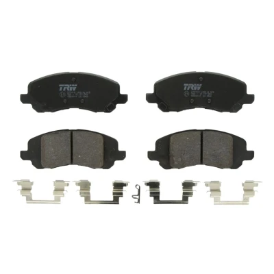 Abbildung von TRW GDB4141 Bremsbelagsatz mit akustischer Verschleißwarnung Zubehör JEEP: Compass, Patriot, DODGE: Caliber, CHRYSLER: Sebring III Saloon