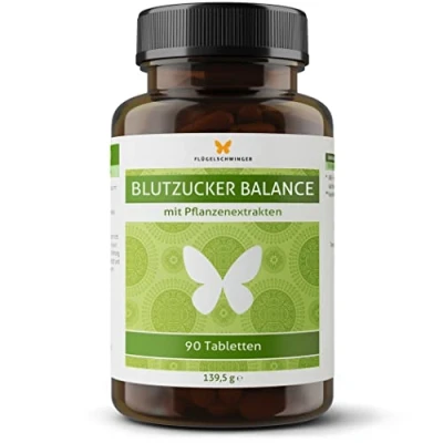 Abbildung von 90 Blutzucker Balance Tabletten für 3 Monate mit Pflanzenextrakten aus hochwertigem Ceylon Zimt, Bockshornklee, Berberin, Chrom Picolinat, Vitaminen und Mineralstoffen (90 Tabletten)