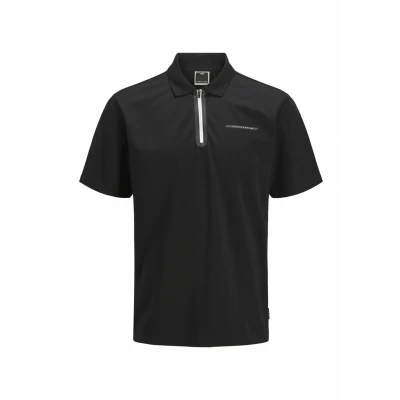 Abbildung von Jack &amp; Jones Poloshirt, Herren, Größe: Large, Black