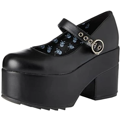 Abbildung von LAMODA Damen Secret Garden Mary Jane, Black Pu, 41 EU