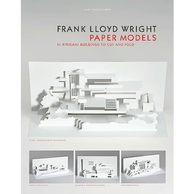 Abbildung von Frank Lloyd Wright Paper Models: 14 Kirigami Buildings to Cut and Fold (paper folding, origami)