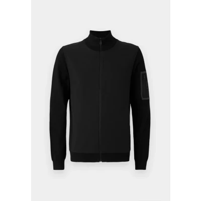 Abbildung von BOSS Momentum Strickjacke, Herren, Größe: XXL, Black