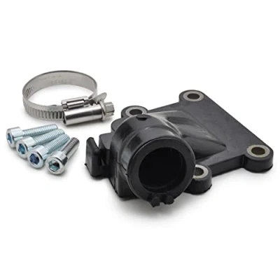 Abbildung von Easyboost Ansaugstutzen 12 bis 21mm Original Typ für Yamaha Bw&#039;s Slider MBK Booster Minarelli Stehend Vergaser 14 16 17.5 19