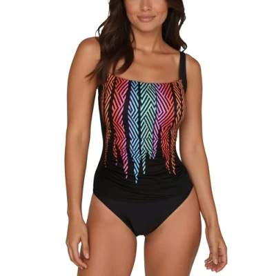 Abbildung von Vivisence Badeanzug, Damen, Größe: 75E, Black multicolour