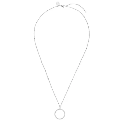 Abbildung von Purelei® Karma Kette Damen (Silber) Halskette aus langlebigem Edelstahl Wasserfeste mit Anhänger 50 55 cm Länge verstellbar für deinen individuellen Look