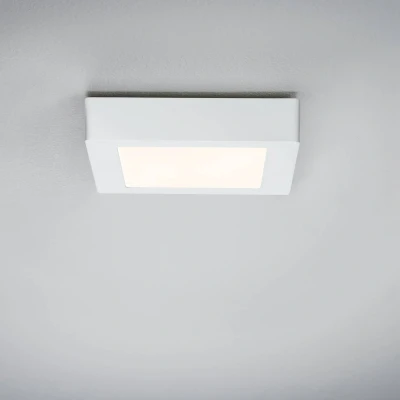 Abbildung von Paulmann 70644 LED Panel Lunar eckig 170x170mm 11W 230V Weiß matt Alu Deckenaufbauleuchte Deckenleuchte Deckenlampe