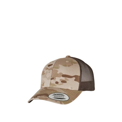Abbildung von Flexfit Retro Trucker Multicam Cap, Größe: One Size, Arid/brown