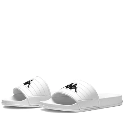 Abbildung von Kappa Unisex Logo Noles Hausschuhe, White Black Black, 40 EU