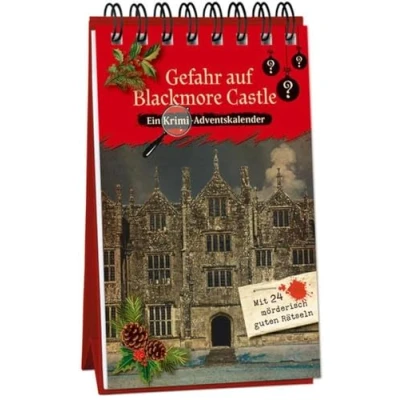 Abbildung von Gefahr auf Blackmore Castle: Ein Krimi Adventskalender mit 24 möderisch guten Rätseln (Inspector Morrissey ermittelt)