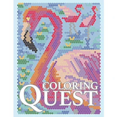 Abbildung von Coloring Quest: Activity Puzzle Color By Number Book for Adults Relaxation and Stress Relief (Color Quest Number, Band 6)