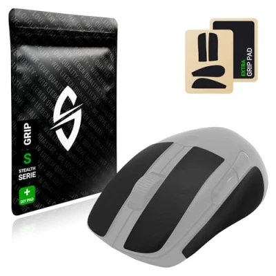 Abbildung von SensoryBoost Grip Tape Set für Roccat Kone PRO (+ extra Pad) Schweißabsorbierend, extrem rutschfest, Ultradünn (0.5mm) Selbstklebend &amp; Rückstandsfrei Gaming Maus Zubehör