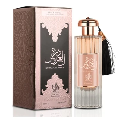Abbildung von Al Wataniah Durrat Aroos Parfüm, blumiger und fruchtiger Duft, 100 ml, zarter eleganter ideal für den täglichen Gebrauch besondere Anlässe