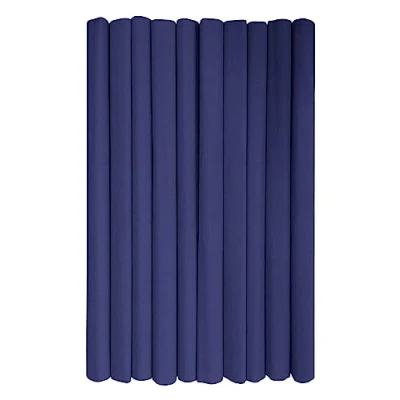 Abbildung von Interdruk Crepe Paper Rolls for Kids, DIY and Decorations Pack of 10 Reels (50cm x 200cm, 28g/m2) 16 Navy Blue