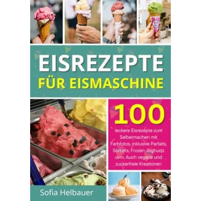 Abbildung von Eisrezepte für Eismaschine: 100 leckere zum Selbermachen mit Farbfotos, inklusive Parfaits, Sorbets, Frozen Joghurts uvm. Auch vegane und zuckerfreie Kreationen