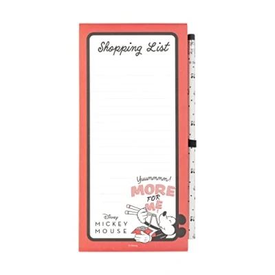Abbildung von Grupo Erik Notizblock Klein Disney Mickey Mouse Jubiläum Einkaufsliste Magnetisch Kühlschrank Notizzettel Micky Maus to do Liste Block