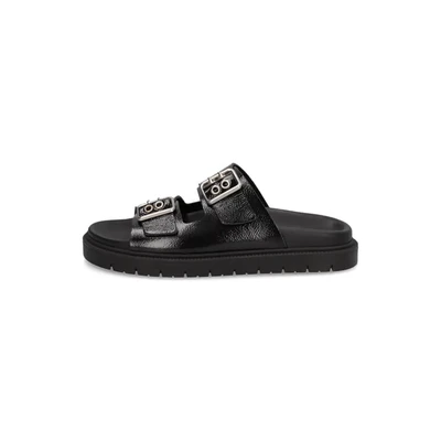 Abbildung von Copenhagen Studios Pantolette flach, Damen, Größe: 42, Black Schuhe
