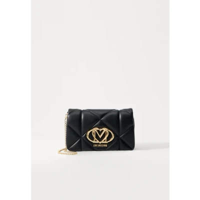 Abbildung von Love Moschino Damen Jc4043pp1mlc0000 Schultertasche, Schwarz