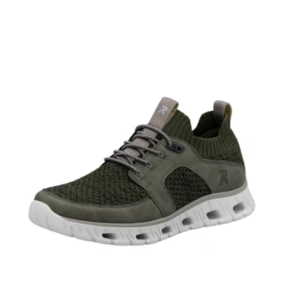 Abbildung von RIEKER Sport Slip On Sneaker, Halbschuh, Freizeitschuh, Slipper mit modischer Laufsohle