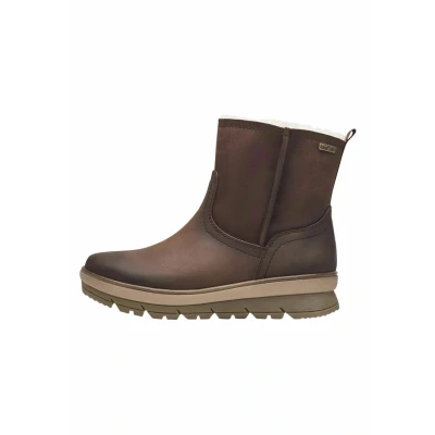 Abbildung von Jana Damen Winterstiefel ohne Absatz Wasserabweisend Vegan, Braun (Cognac), 39 EU