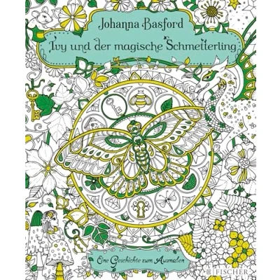 Abbildung von Ivy und der magische Schmetterling: Eine Geschichte zum Ausmalen