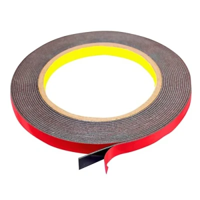 Abbildung von 3M PT1100 viskoelastisches Acrylat Plus Schaumklebeband doppelseitiges Profi Klebeband Schwarz Metall und lackierte Oberflächen Extra starke Band (7.5 mm x 5 meter)