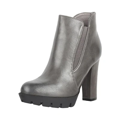 Abbildung von Elara High Heel Stiefelette, Damen, Größe: 38, Grau Schuhe