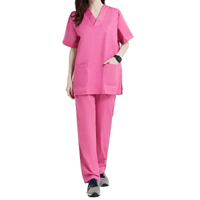 Abbildung von MISEMIYA Unisex Schrubb Set Medizinische Uniform mit Oberteil und Hose ref.8178 4XL, Fuchsia 21