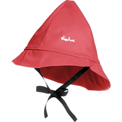 Abbildung von PLAYSHOES praktische Regen Muetze mit Baumwoll Futter (Farbe waehlbar), rot, 53