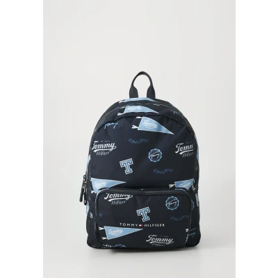 Abbildung von Tommy Hilfiger Unisex Schulranzen für Kinder, Größe: One Size, Space blue all over print