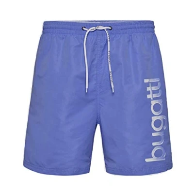 Abbildung von Bugatti Herren Badeshort in Marineblau, türkis oder schwarz, Blau (Amparo Blue), XXL