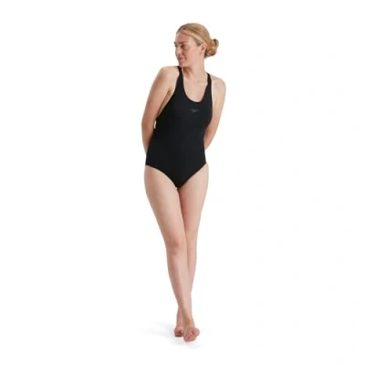 Abbildung von Speedo Damen Eco Endurance+ Power Cross Back Badeanzug, Schwarz, 28
