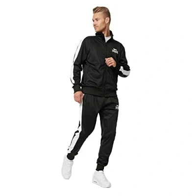 Abbildung von Lonsdale Pember Trainingsanzug, Herren, Größe: XXL, Black