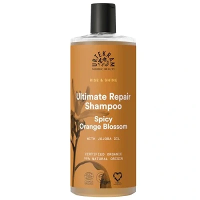 Abbildung von Urtekram Spicy Orange Blossom Ultimate Repair Shampoo für geschädigtes Haar Natürlich und biologisch, (500 ml, 1er Pack)