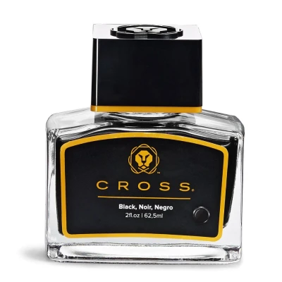 Abbildung von Cross A. T. Tinte für Füllhalter Tintenfass FH im Glas schwarz, mit 62,5 ml, 1 Stück (1er Pack)