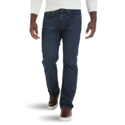 Abbildung von Wrangler Authentics Herren Comfort Flex Waist Relaxed Fit Jeans, Carbon, 34W / 32L