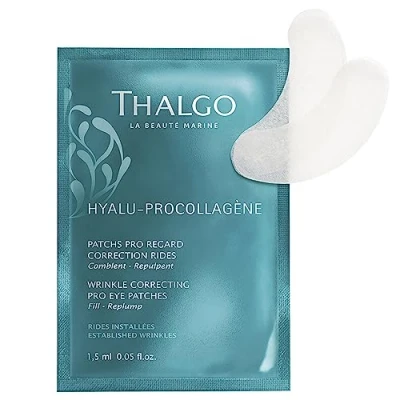 Abbildung von THALGO Faltenkorrigierende Augenpads Hyalu Procollagène 2 Patches für sichtbar aufgepolsterte Falten um die Augenpartie