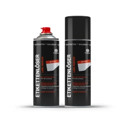 Abbildung von Octopus 2x Etikettenentferner und Kleberlöser Spray, Klebstoff Entferner zum Lösen hartnäckiger Rückstände, mit Orangenöl 200 ml