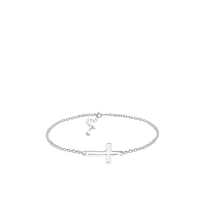 Abbildung von Sofia Milani Damen Armband 925 Silber Kreuz Anhänger B0330