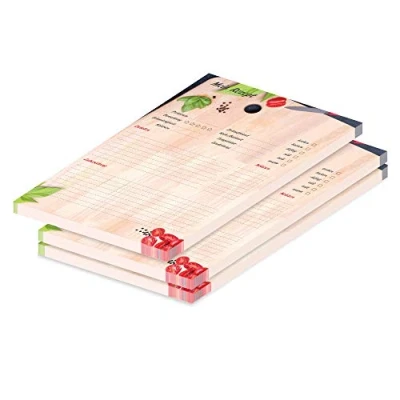 Abbildung von PRICARO Rezeptblock &quot;Schneidebrett&quot;, A4, 25 Blatt, 3 Stück