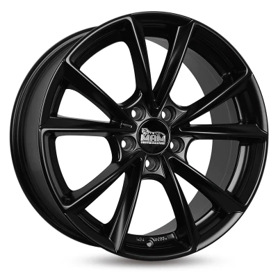 Abbildung von MAM WHEELS 5 loch 18Zoll 112mm Alufelge A5 Matt Schwarz MAMA58018511245MBP Felge