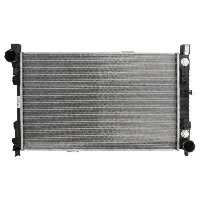 Abbildung von NRF EASY FIT 55310 Kühler, Motorkühlung Aluminium 650 405 18 mit Dichtring Kühlrippen gelötet MERCEDES BENZ: C Class Saloon, CLK Coupe kfzteile,