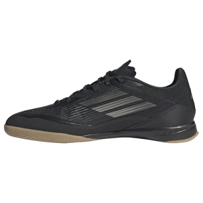 Abbildung von adidas Performance F50 League Indoor Fußballschuh Halle, Herren, Größe: 39 1/3, Core black/iron metallic/gold metallic Schuhe