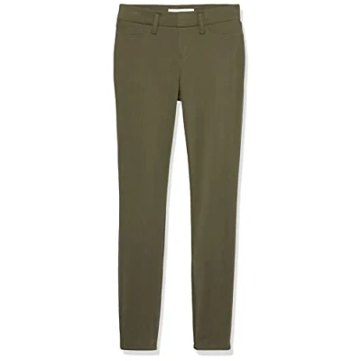 Abbildung von Amazon Essentials Damen Strick Jeggings Zum Hineinschlüpfen (Erhältlich in Übergröße), Dunkles Olivgrün, M