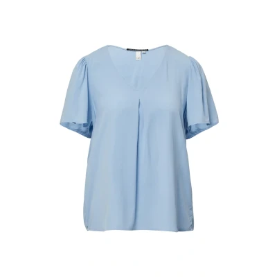 Abbildung von QS Bluse, Damen, Größe: 32, Hellblau