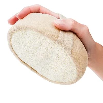 Abbildung von K Pro Luffa Schwamm Natur Loofah Duschschwamm Körper Body Gesicht Wellness