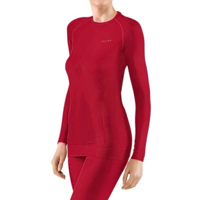 Abbildung von Falke Langarm Maximum WARM Unterhemd/shirt, Damen, Größe: Small, Red