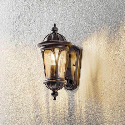 Abbildung von Elstead Lighting NE1 S Wandleuchte New England 1xE27 H:35 L:19,5 B:16,5 IP44
